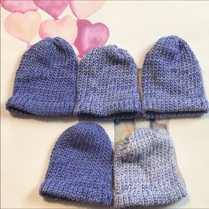 Baja Blue Handmade Hats 9-24months
